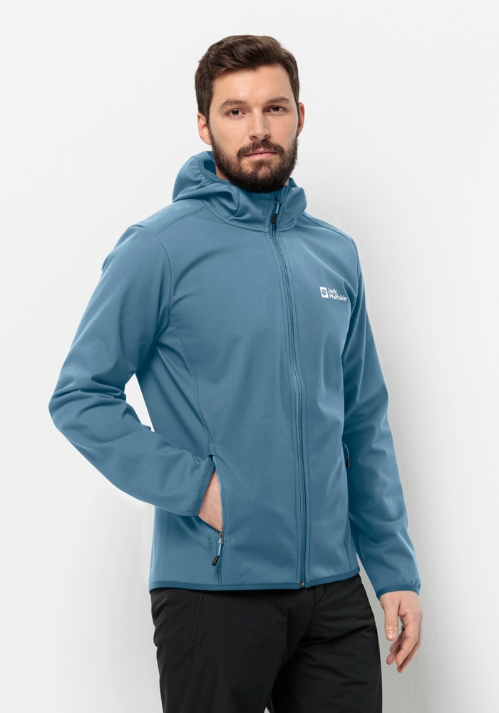 Jack Wolfskin Softshelljacke »BORNBERG HOODY M«, mit Kapuze von Jack Wolfskin