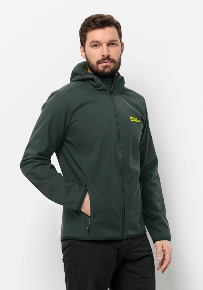 Jack Wolfskin Softshelljacke »BORNBERG HOODY M«, mit Kapuze von Jack Wolfskin