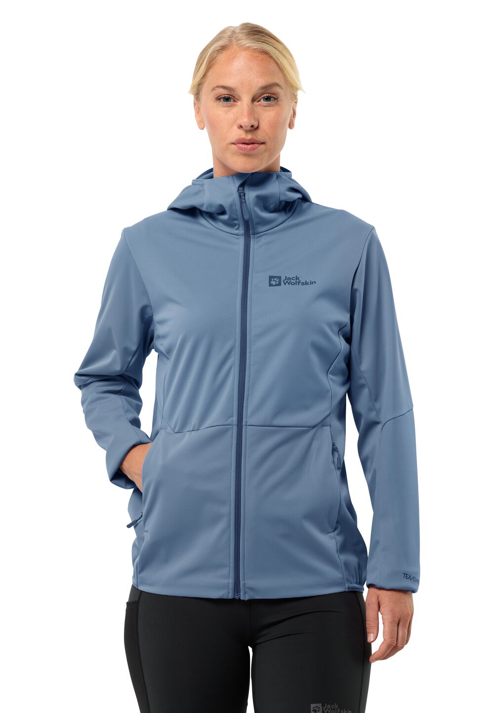 Jack Wolfskin Softshelljacke Damen Feldberg Hoody Women M elemental blue Elemental Blue von Jack Wolfskin