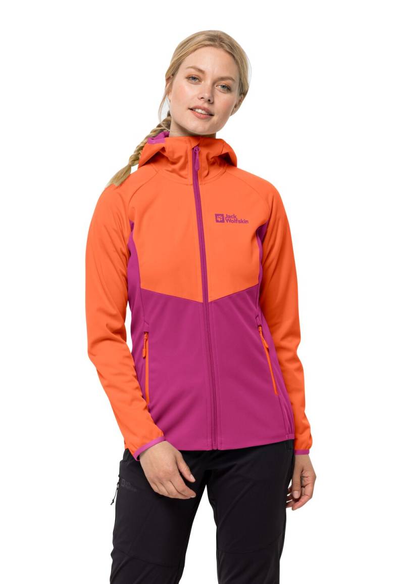 Jack Wolfskin Softshelljacke Damen GO Hike Softshell Women L new magenta new magenta von Jack Wolfskin