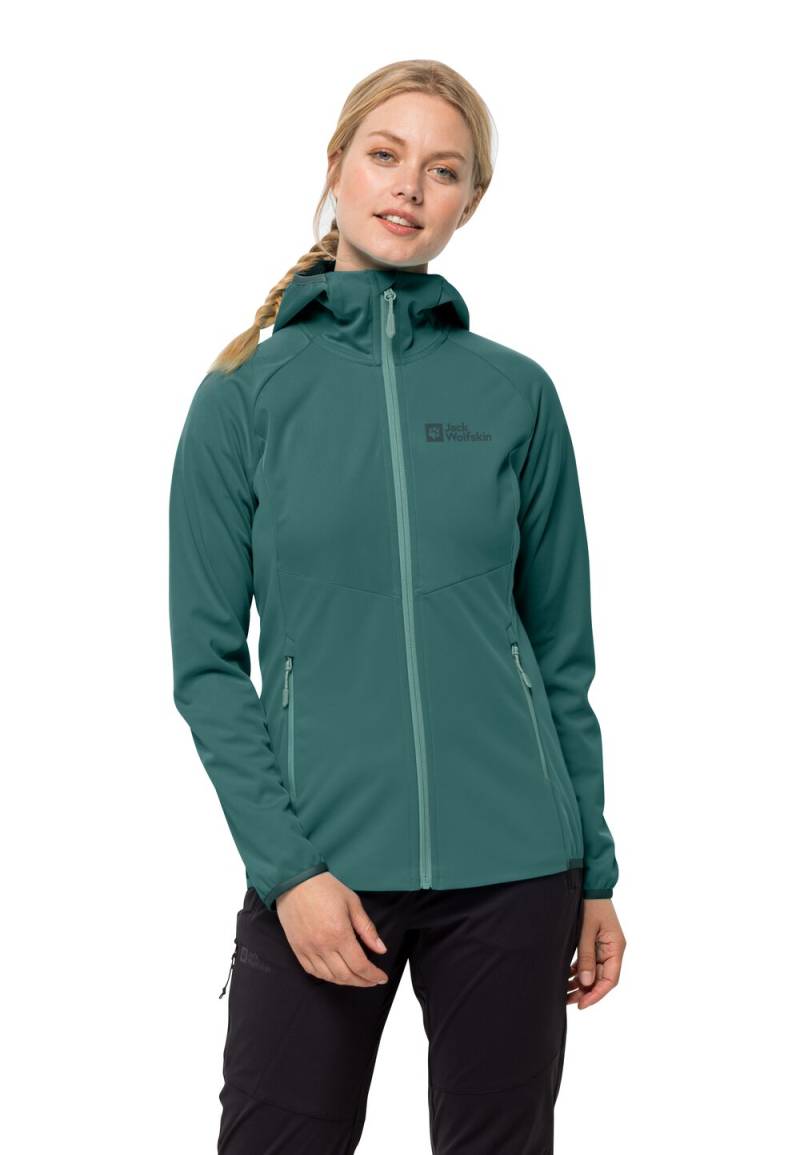 Jack Wolfskin Softshelljacke Damen GO Hike Softshell Women L petrol petrol von Jack Wolfskin