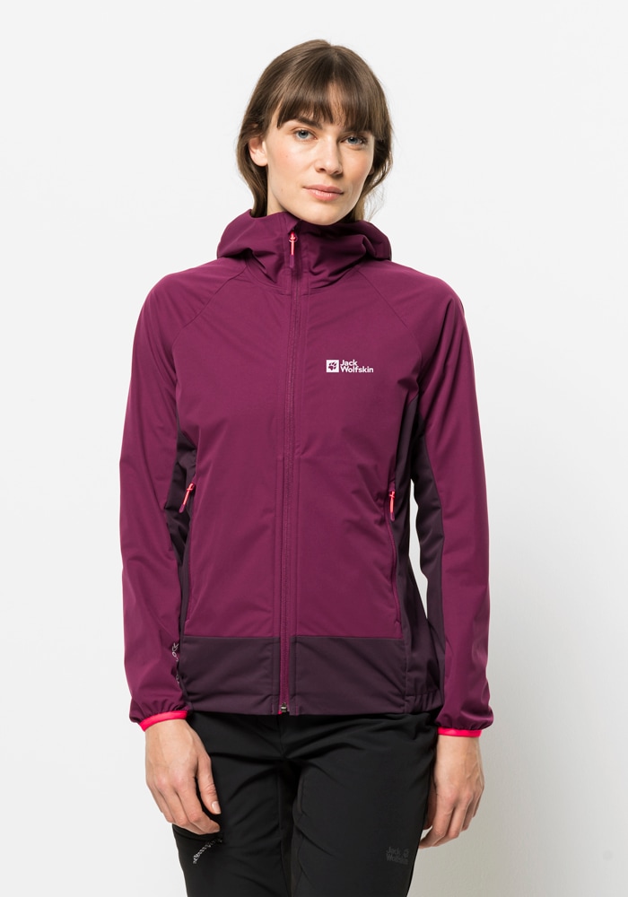 Jack Wolfskin Softshelljacke »EAGLE PEAK II HOODY W«, mit Kapuze von Jack Wolfskin