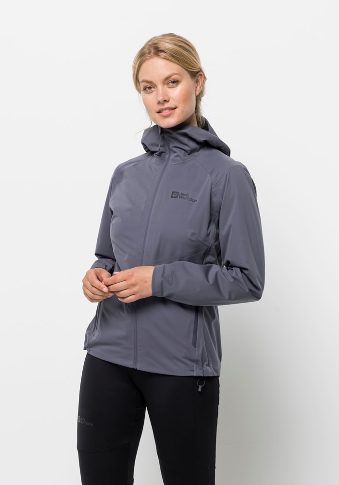 Jack Wolfskin Softshelljacke »EMBERBERG 3L JKT W«, mit Kapuze von Jack Wolfskin