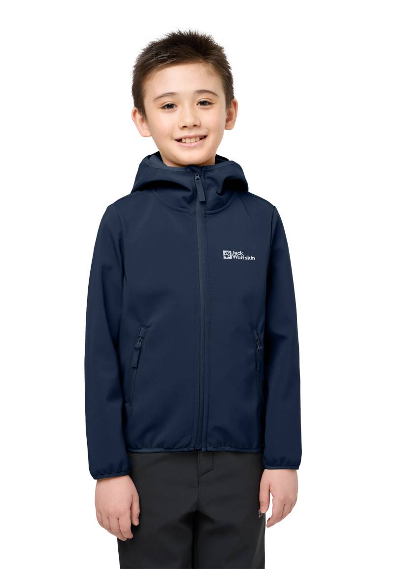 Jack Wolfskin Softshelljacke »FOURWINDS JACKET für Kinder«, mit Kapuze von Jack Wolfskin