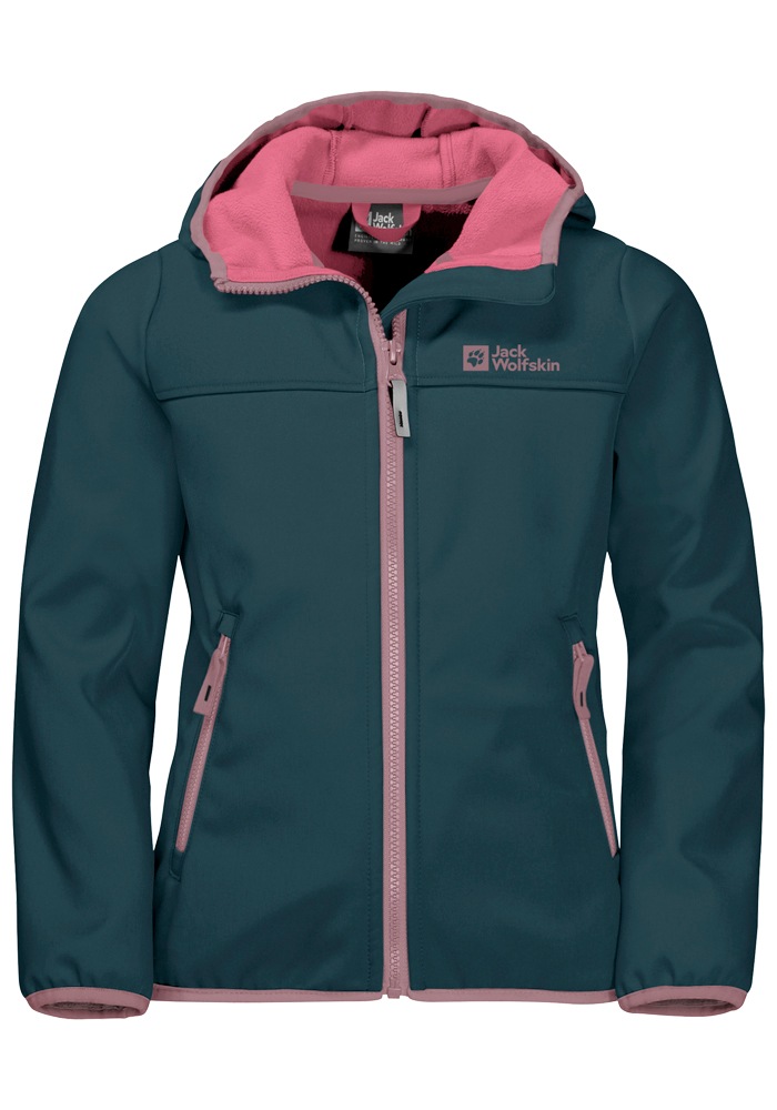 Jack Wolfskin Softshelljacke »FOURWINDS JACKET KIDS«, mit Kapuze von Jack Wolfskin