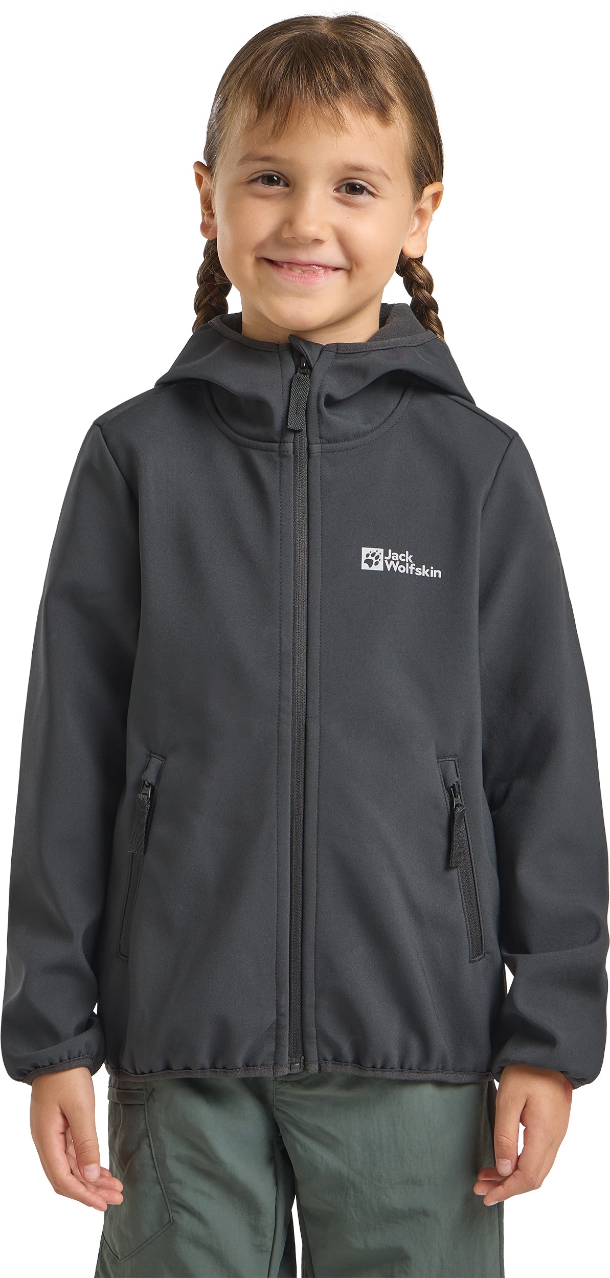 Jack Wolfskin Softshelljacke »FOURWINDS JACKET KIDS«, mit Kapuze von Jack Wolfskin