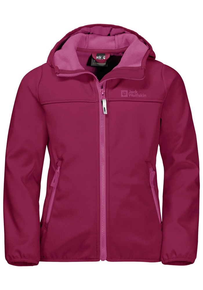 Jack Wolfskin Softshelljacke »FOURWINDS JACKET KIDS«, mit Kapuze von Jack Wolfskin