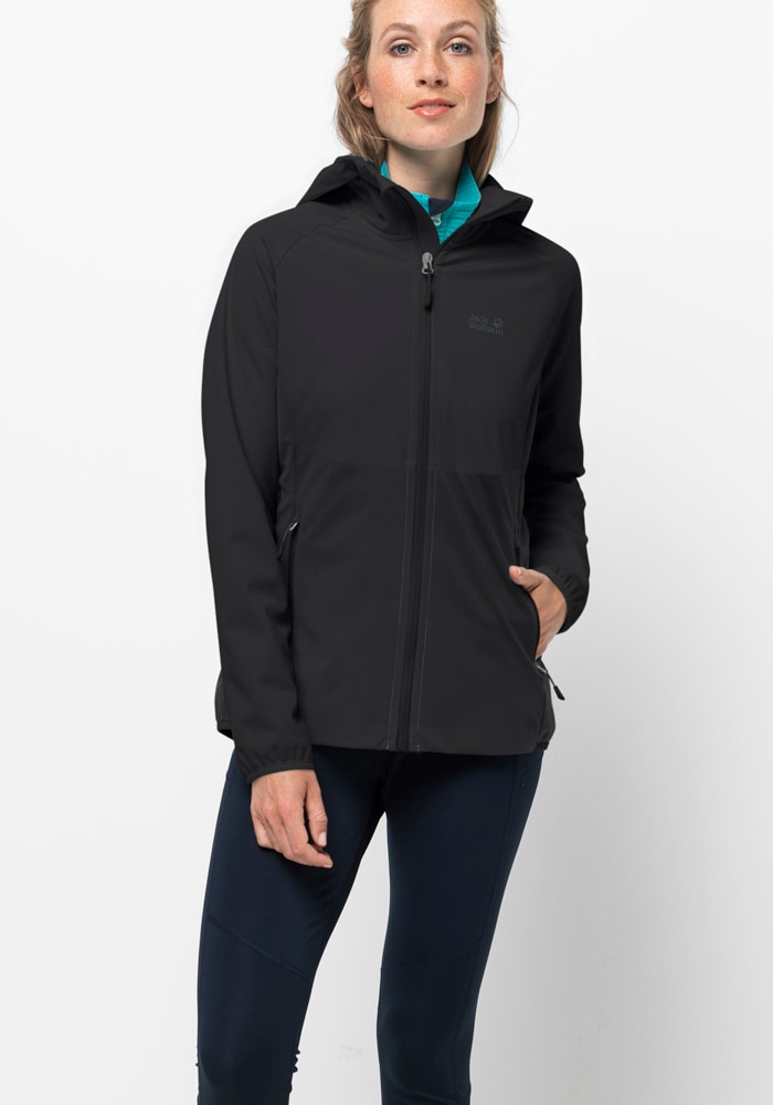 Jack Wolfskin Softshelljacke »GO HIKE SOFTSHELL W«, mit Kapuze von Jack Wolfskin