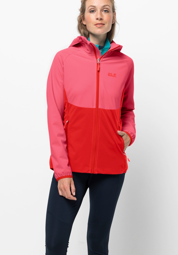 Jack Wolfskin Softshelljacke »GO HIKE SOFTSHELL W«, mit Kapuze von Jack Wolfskin