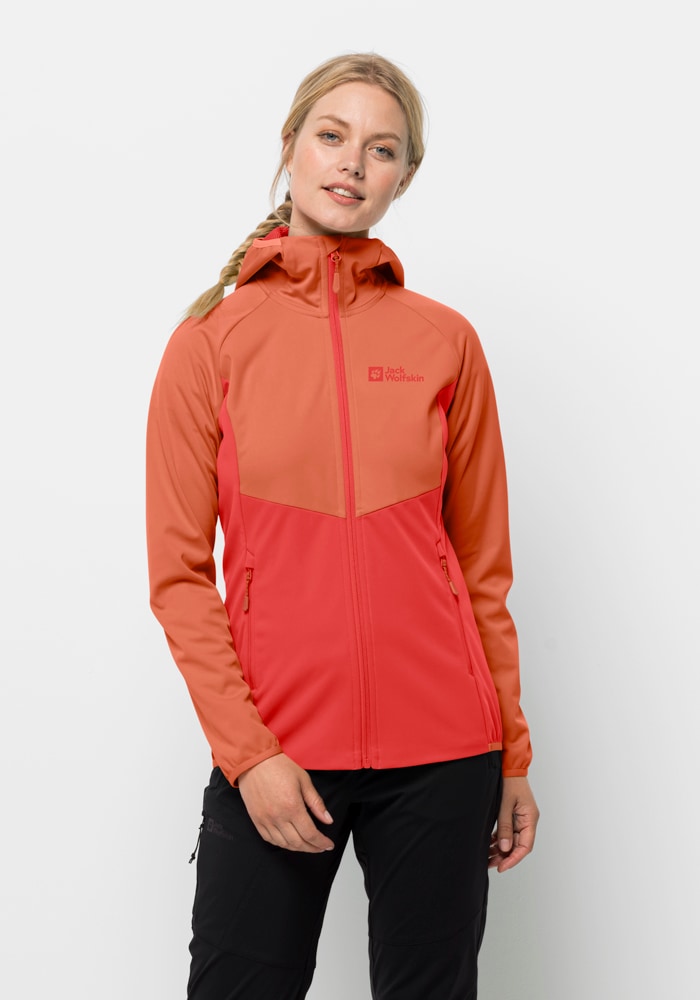 Jack Wolfskin Softshelljacke »GO HIKE SOFTSHELL W«, mit Kapuze von Jack Wolfskin