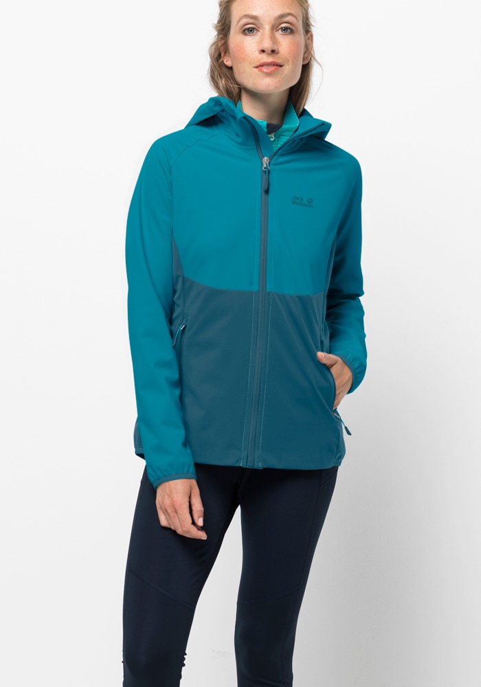 Jack Wolfskin Softshelljacke »GO HIKE SOFTSHELL W«, mit Kapuze von Jack Wolfskin