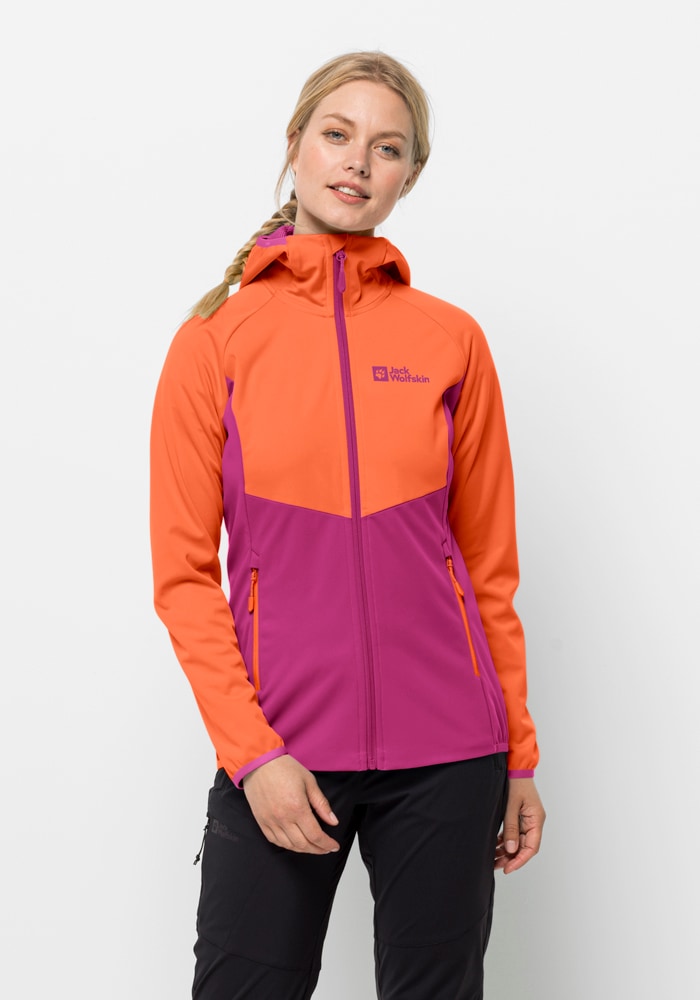 Jack Wolfskin Softshelljacke »GO HIKE SOFTSHELL W«, mit Kapuze von Jack Wolfskin