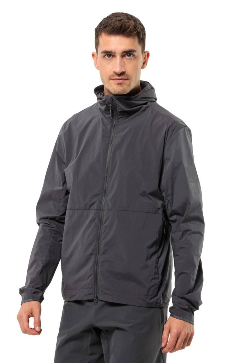 Jack Wolfskin Softshelljacke Herren Bike Commute Wind Jacket Men XXL phantom Phantom von Jack Wolfskin