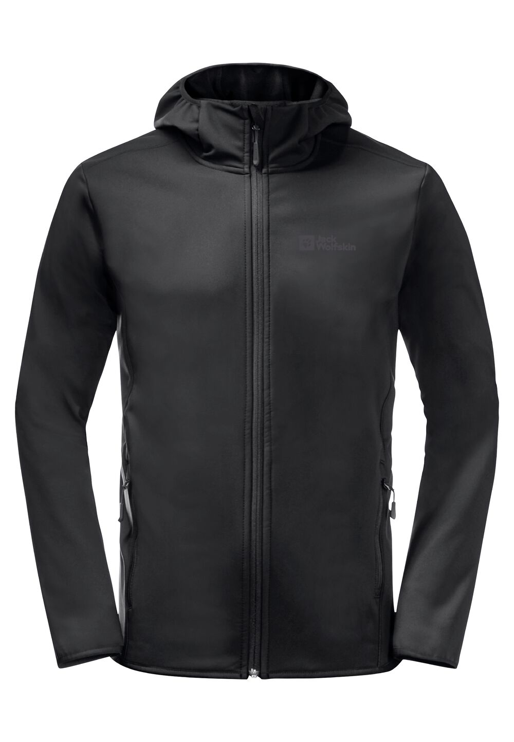 Jack Wolfskin Softshelljacke Herren Bornberg Hoody Men L black black von Jack Wolfskin