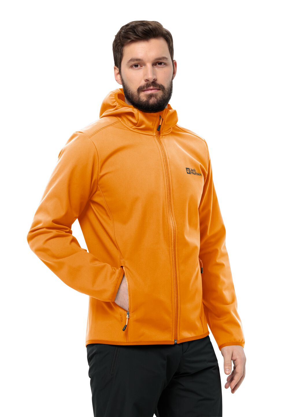 Jack Wolfskin Softshelljacke Herren Bornberg Hoody Men S safflower safflower von Jack Wolfskin