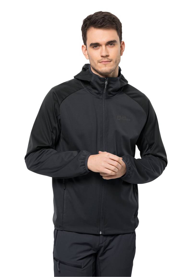 Jack Wolfskin Softshelljacke Herren Feldberg Hoody Men L phantom Phantom von Jack Wolfskin