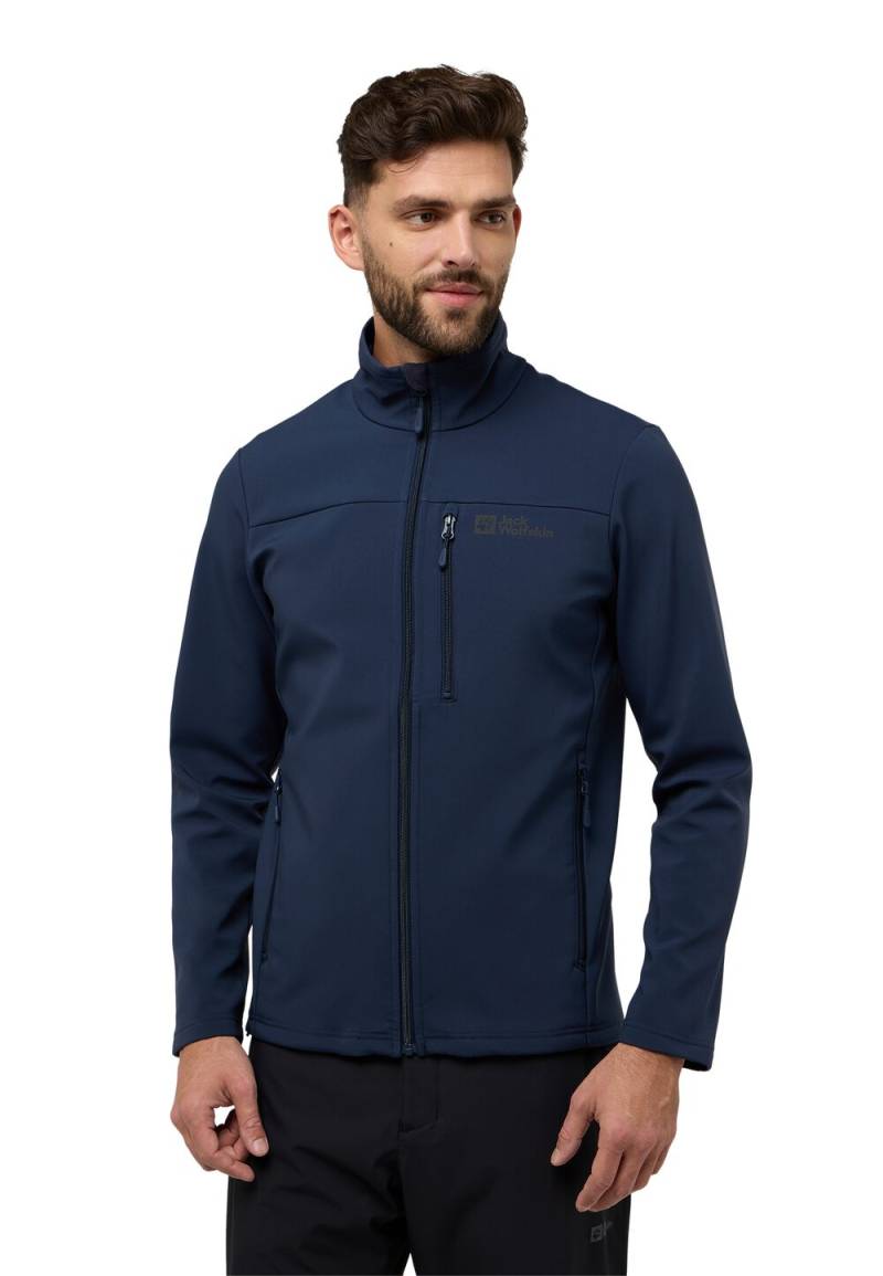 Jack Wolfskin Softshelljacke Herren Whirlwind Men 2XL blau night blue von Jack Wolfskin