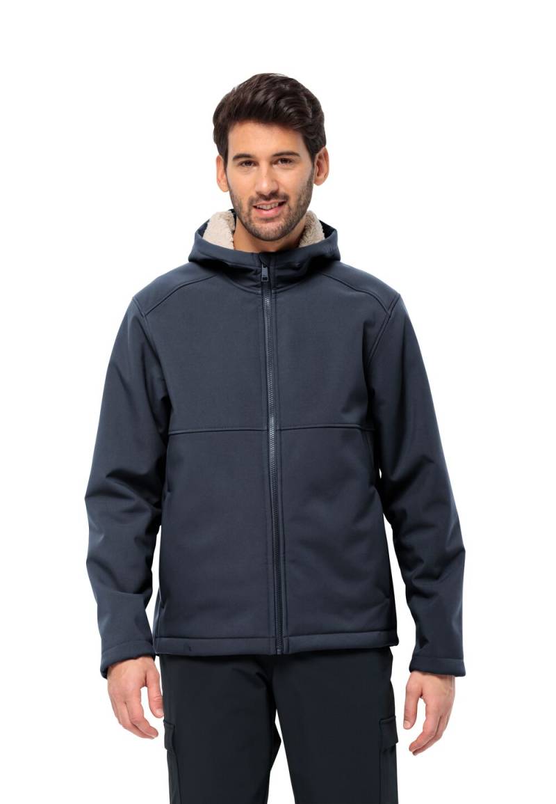 Jack Wolfskin Softshelljacke Herren Windland Jacket Men L blau night blue von Jack Wolfskin