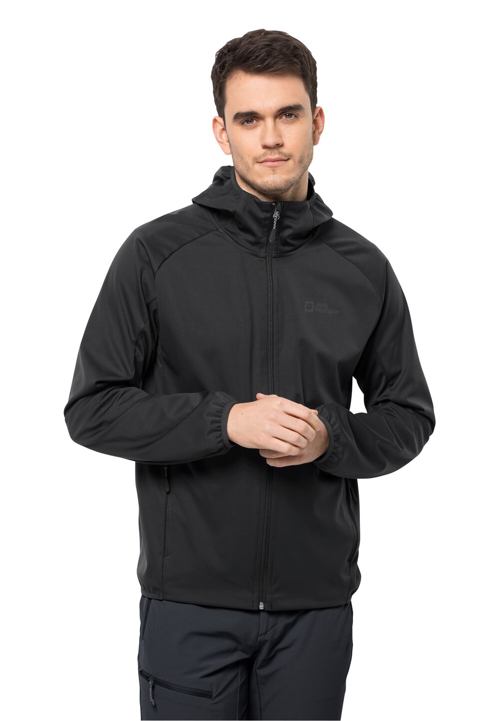 Jack Wolfskin Softshelljacke Herren Feldberg Hoody Men S black black von Jack Wolfskin