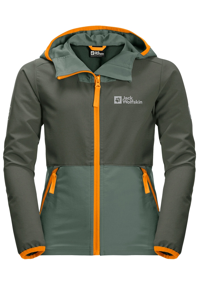 Jack Wolfskin Softshelljacke »TURBULENCE B«, mit Kapuze von Jack Wolfskin