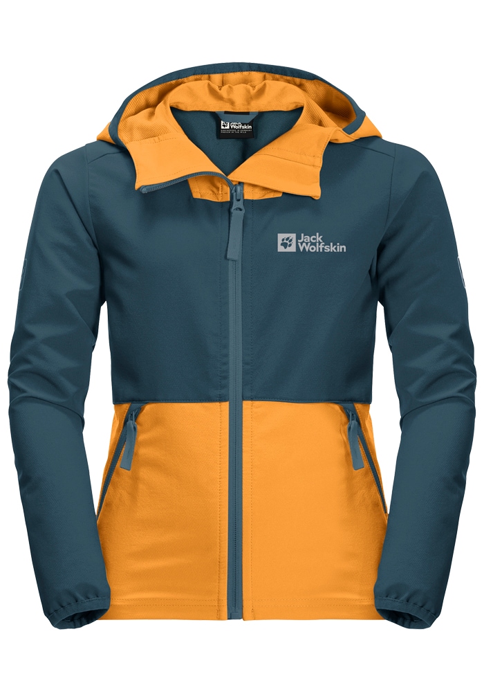 Jack Wolfskin Softshelljacke »TURBULENCE B«, mit Kapuze von Jack Wolfskin