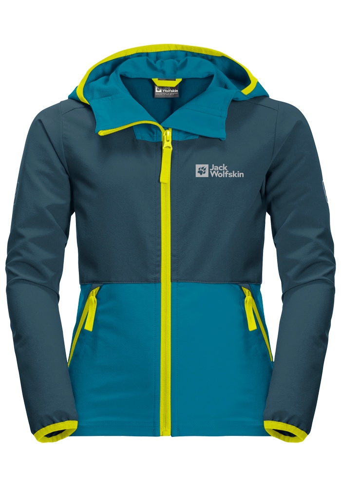 Jack Wolfskin Softshelljacke »TURBULENCE B«, mit Kapuze von Jack Wolfskin