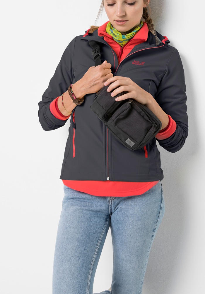 Jack Wolfskin Softshelljacke »TURBULENCE JACKET WOMEN«, mit Kapuze von Jack Wolfskin