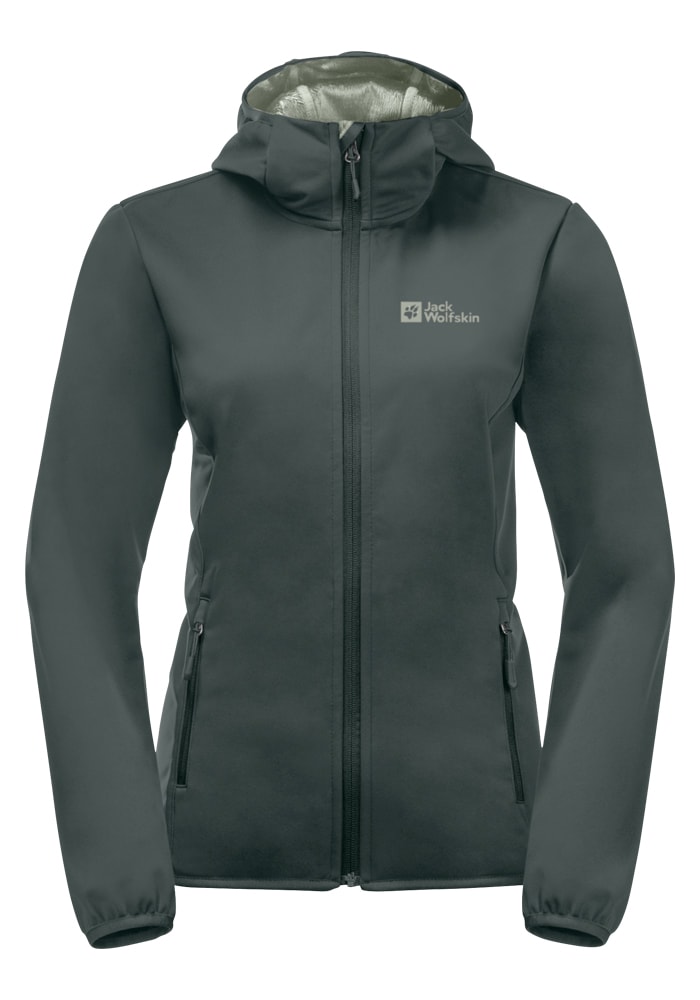 Jack Wolfskin Softshelljacke »WINDHAIN HOODY W«, mit Kapuze von Jack Wolfskin