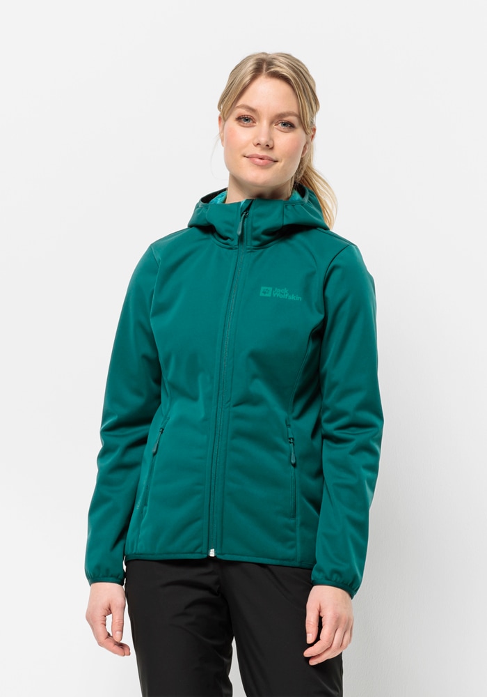 Jack Wolfskin Softshelljacke »WINDHAIN HOODY W«, mit Kapuze von Jack Wolfskin