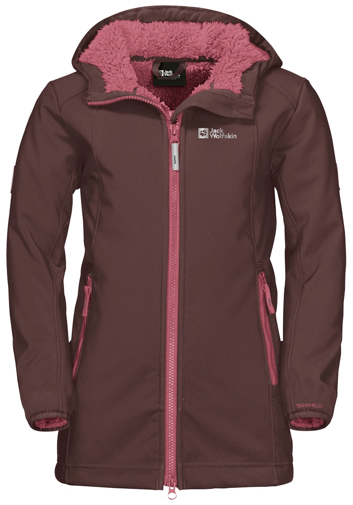 Jack Wolfskin Softshellmantel »KISSEKAT COAT GIRLS« von Jack Wolfskin