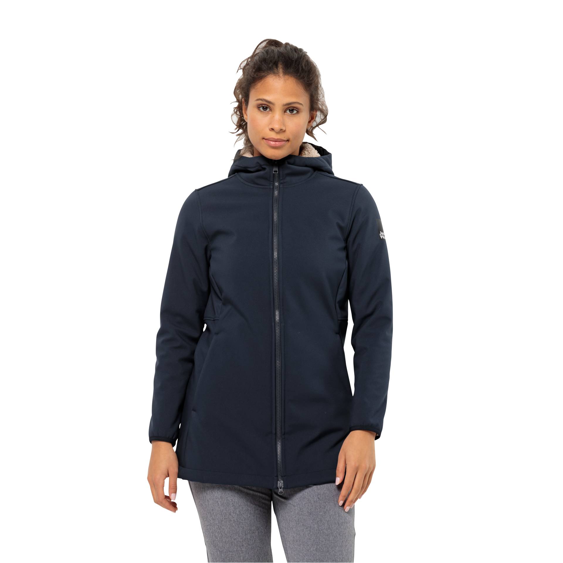 Jack Wolfskin Softshellmantel »WINDLAND COAT W«, mit Kapuze von Jack Wolfskin