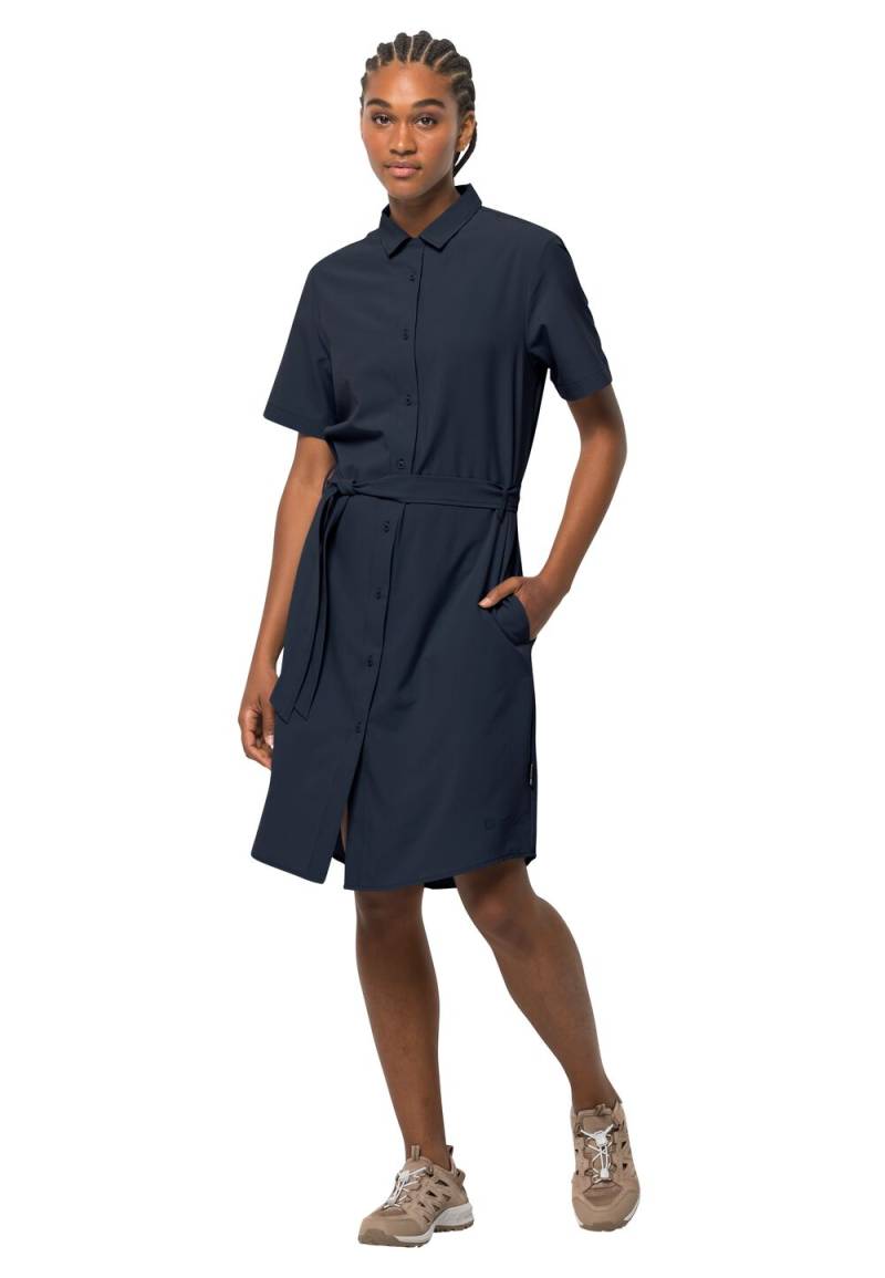 Jack Wolfskin Sommerkleid Damen Holiday Midi Dress L blau night blue von Jack Wolfskin