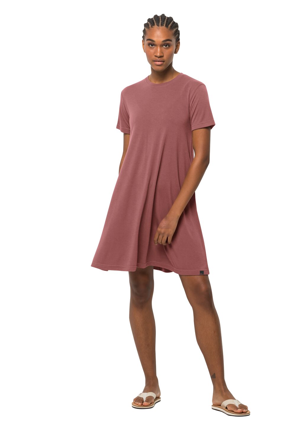 Jack Wolfskin Sommerkleid Damen Relief Dress L apple butter apple butter von Jack Wolfskin