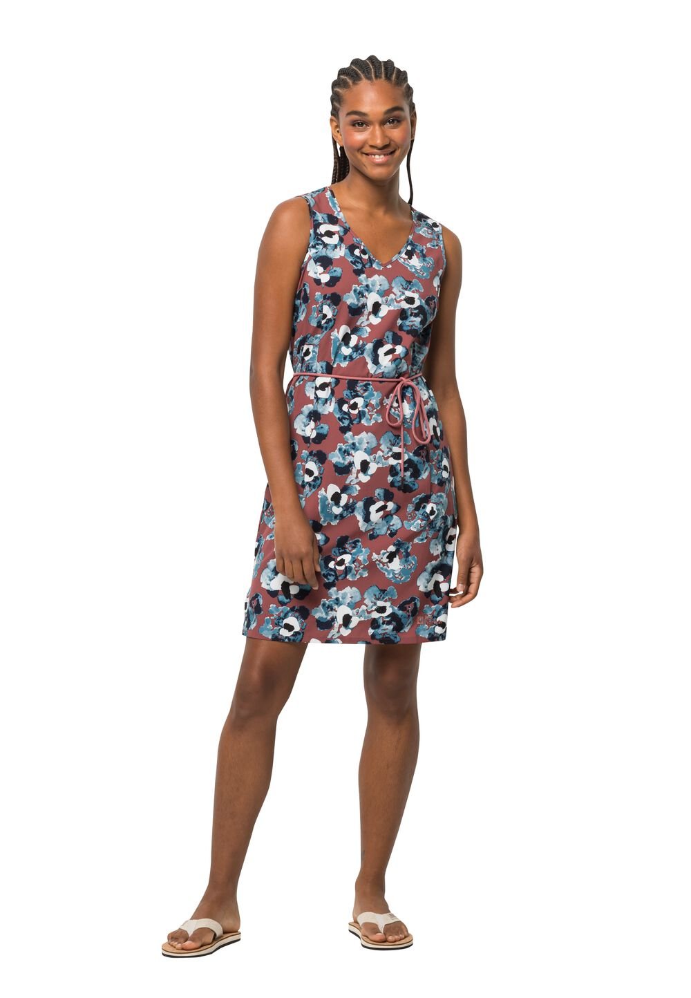 Jack Wolfskin Sommerkleid Damen Tioga Road Flower Dress XL apple butter 51 apple butter 51 von Jack Wolfskin