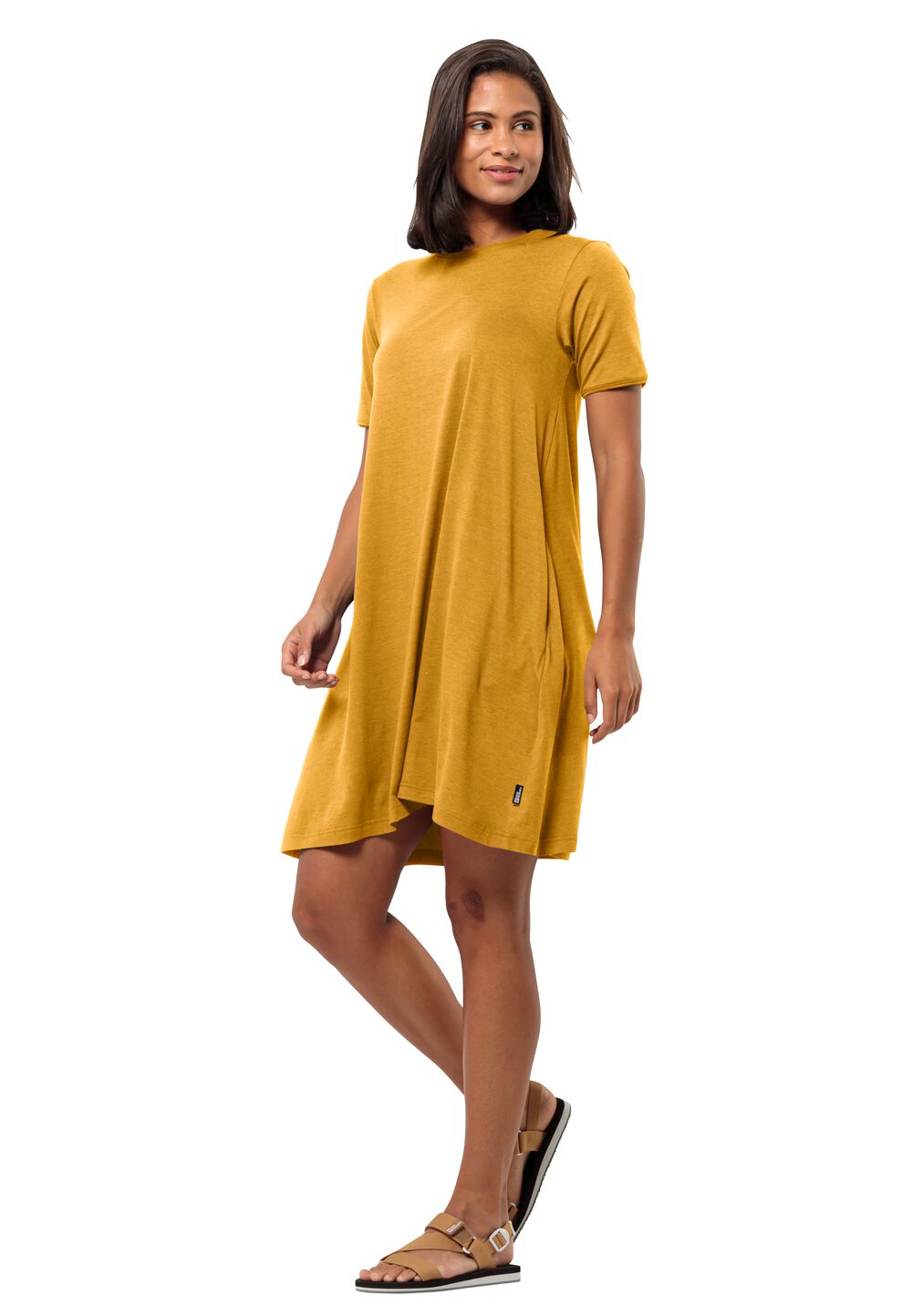 Jack Wolfskin Sommerkleid Damen Travel Dress XS curry Curry Jack Wolfskin Sommerkleid Damen Travel Dress XS curry Curry von Jack Wolfskin