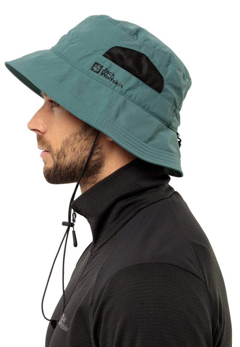 Jack Wolfskin Sonnenhut Vent Support System Bucket Hat M jade green Jade Green von Jack Wolfskin