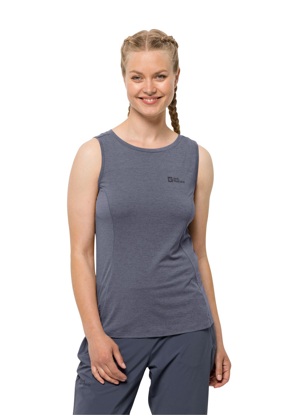 Jack Wolfskin Sport Top Damen Prelight Pro Tank Women L dolphin dolphin von Jack Wolfskin