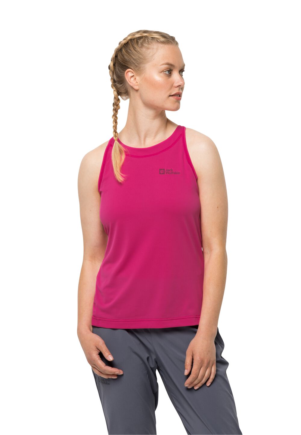 Jack Wolfskin Sport Top Damen Prelight Tank Women XS cameopink cameopink von Jack Wolfskin