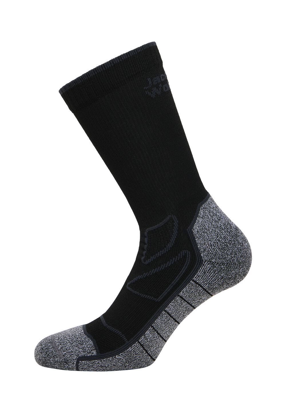 Jack Wolfskin Sportsocken Vojo Sock CL C 35-37 black black von Jack Wolfskin