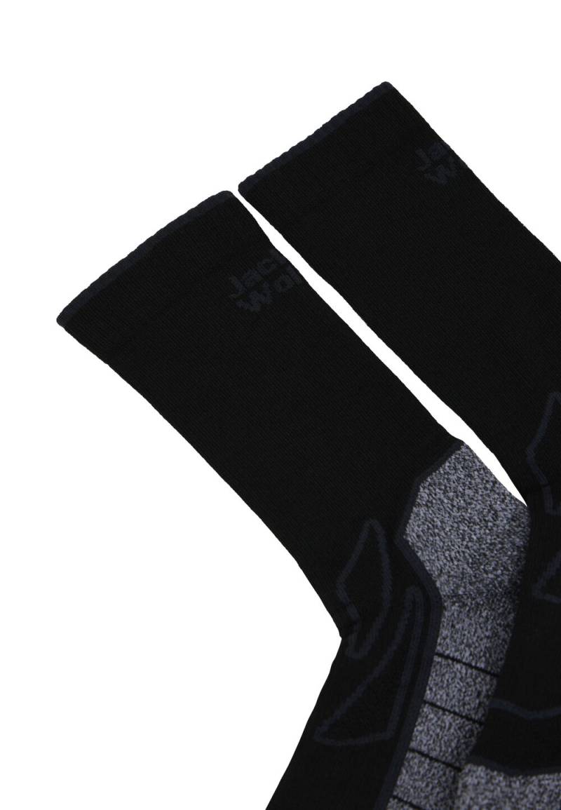 Jack Wolfskin Sportsocken Vojo Sock CL C 35-37 black black von Jack Wolfskin