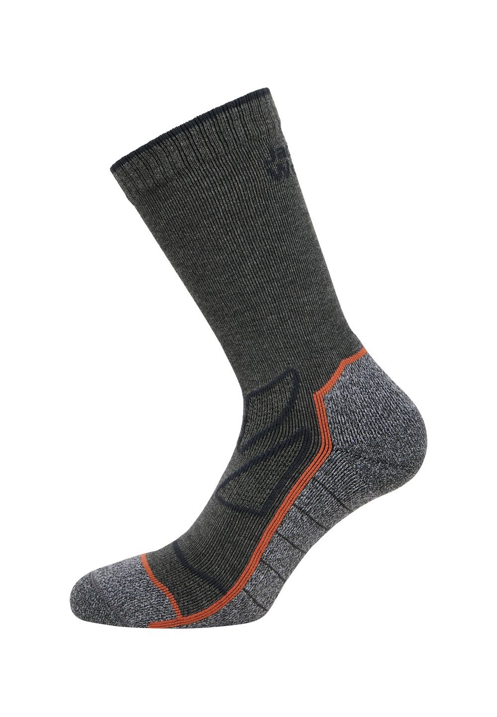 Jack Wolfskin Sportsocken Vojo Sock CL C 35-37 dark grey Dark Grey von Jack Wolfskin