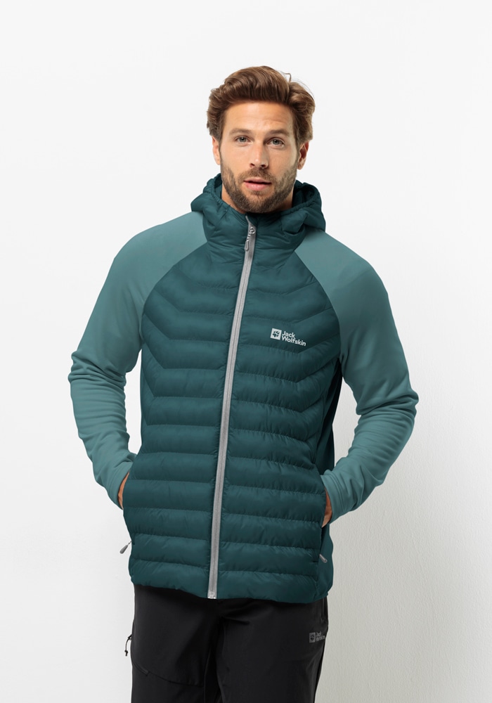 Jack Wolfskin Hybridjacke »ROUTEBURN PRO HYBRID M«, mit Kapuze von Jack Wolfskin