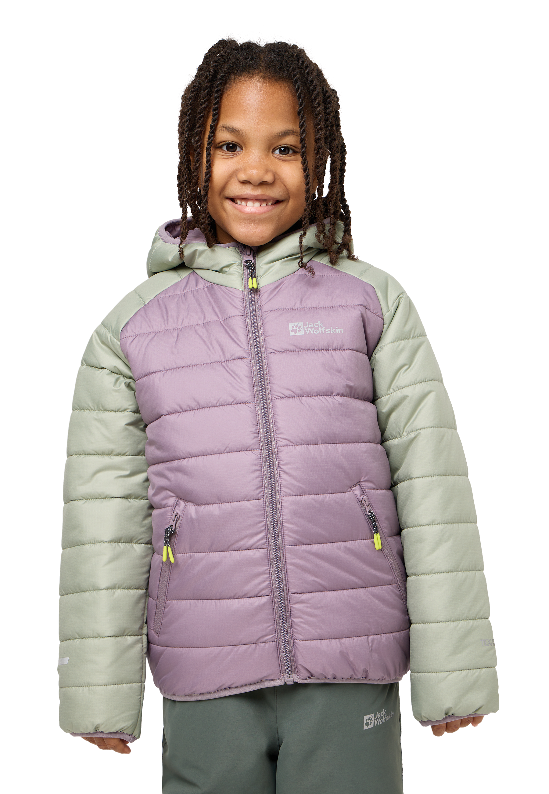 Jack Wolfskin Steppjacke »ZENON für Kinder«, mit Kapuze von Jack Wolfskin