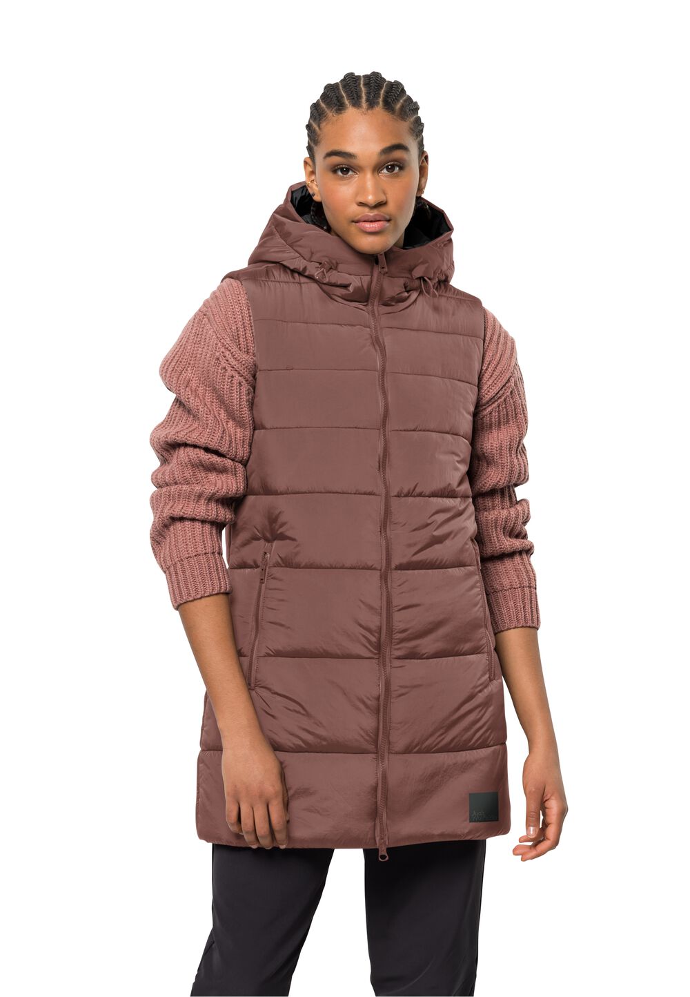 Jack Wolfskin Steppweste Damen Eisbach Vest Women L wild ginger wild ginger von Jack Wolfskin