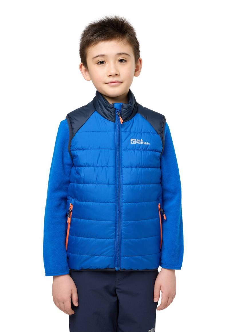 Jack Wolfskin Steppweste Kinder Zenon Vest Kids 128 crisp cobalt crisp cobalt von Jack Wolfskin