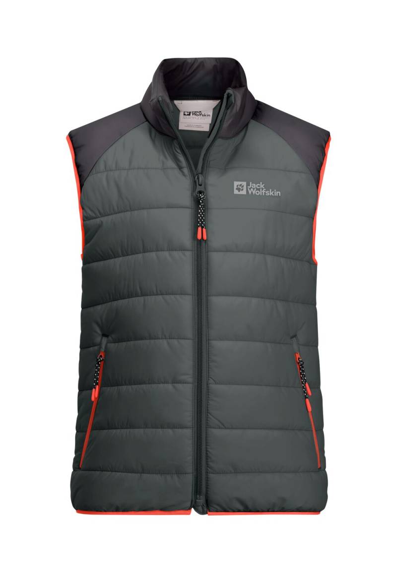 Jack Wolfskin Steppweste Kinder Zenon Vest Kids 140 slate green slate green von Jack Wolfskin