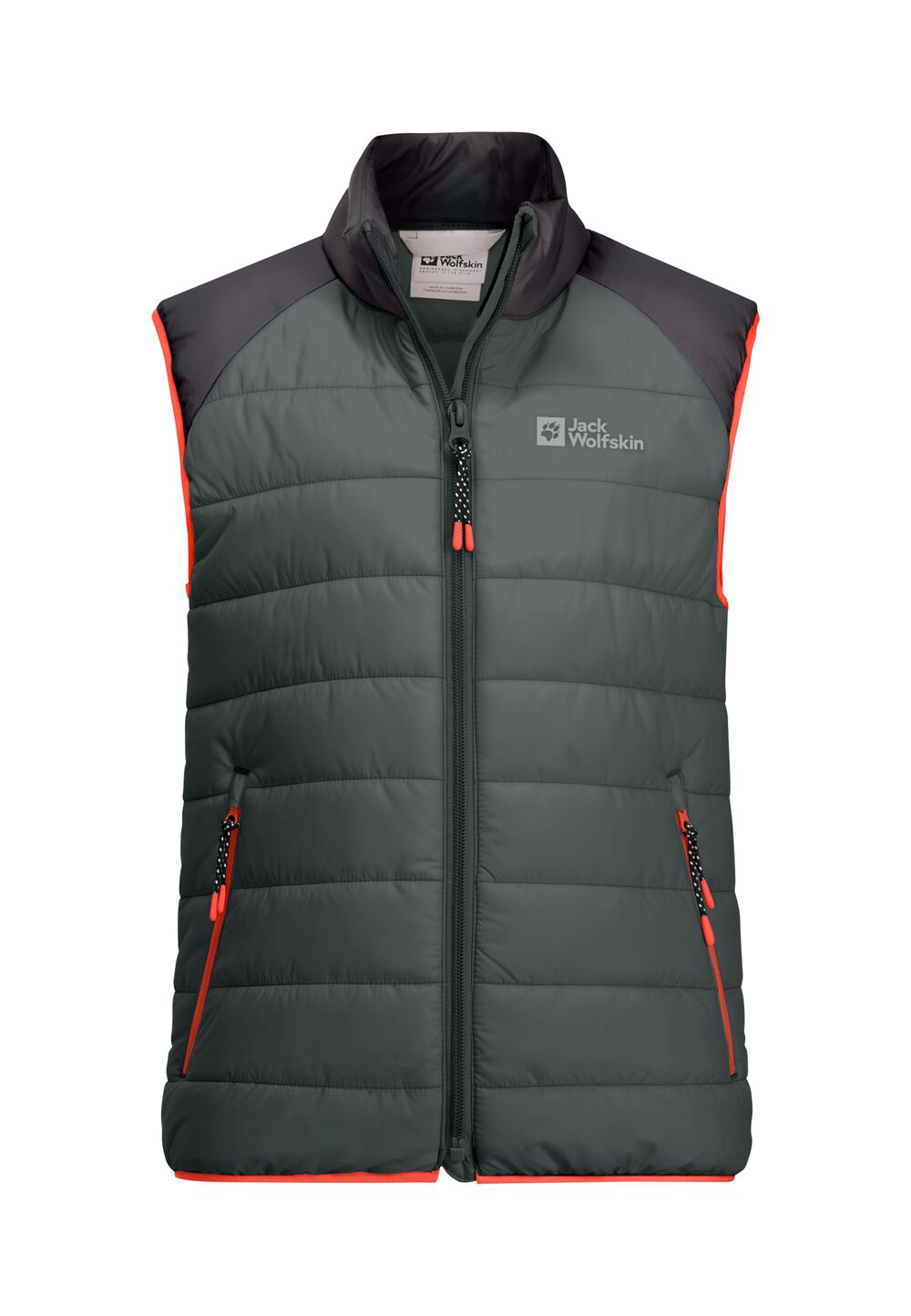 Jack Wolfskin Steppweste Kinder Zenon Vest Kids 164 slate green slate green von Jack Wolfskin