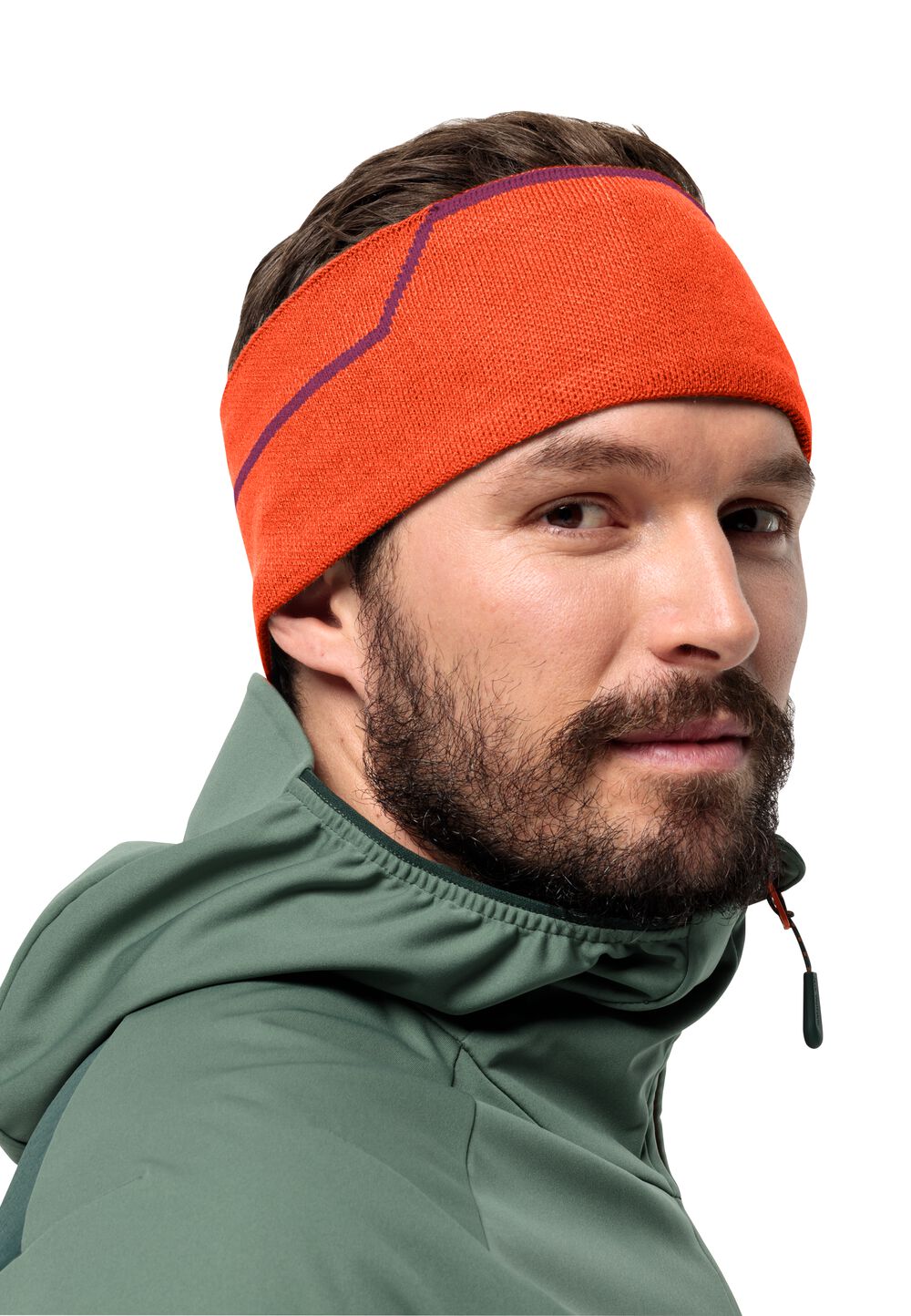 Jack Wolfskin Stirnband Alpspitze Headband M vibrant orange vibrant orange von Jack Wolfskin