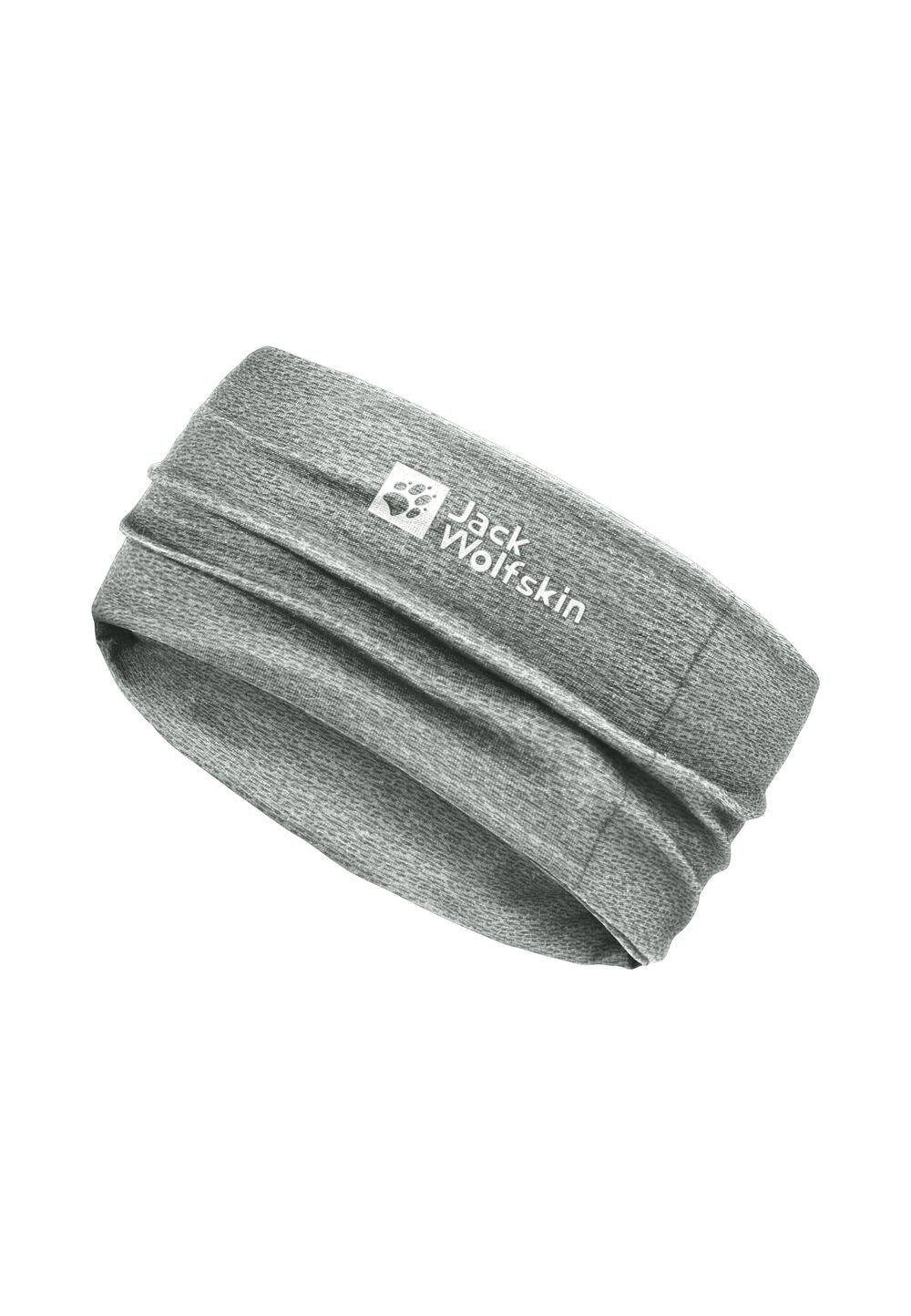 Jack Wolfskin Stirnband Breez Headband One Size cool grey Cool Grey von Jack Wolfskin