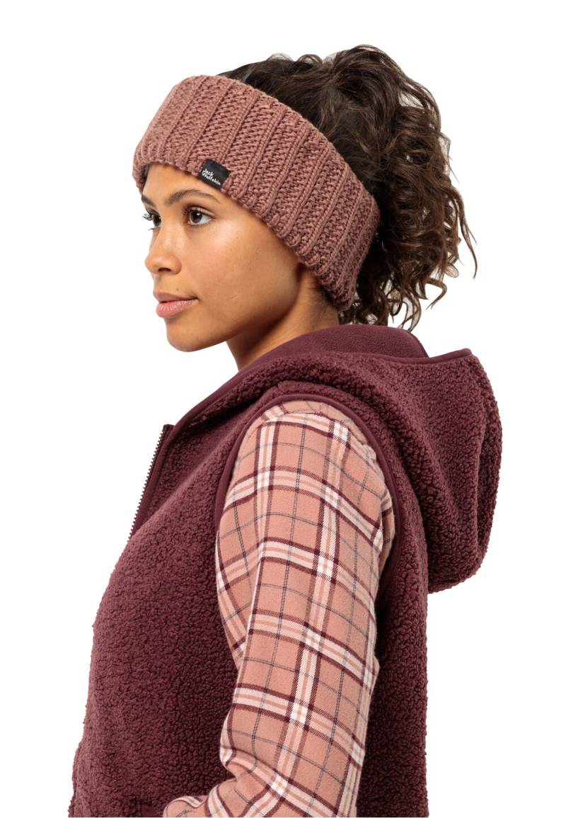 Jack Wolfskin Stirnband Damen Highloft Knit Headband Women M afterglow afterglow von Jack Wolfskin